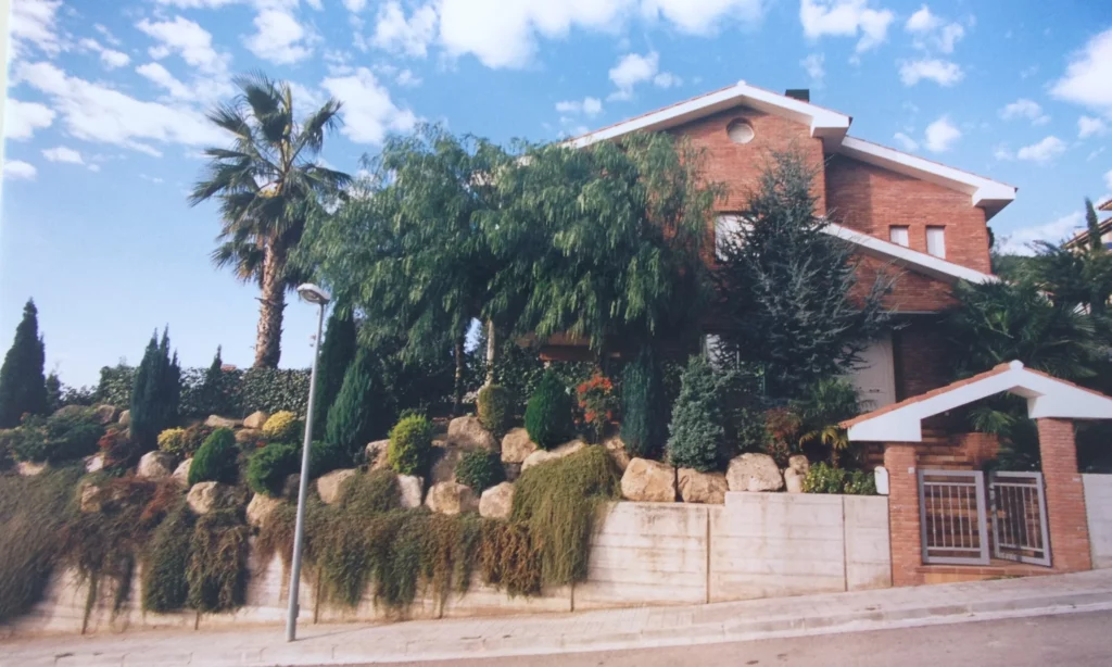 vista de casa decorada